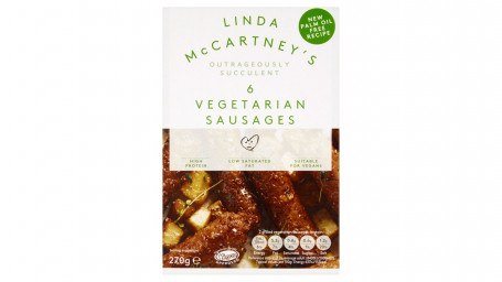 Linda McCartney's 6 parówek wegetariańskich 270g