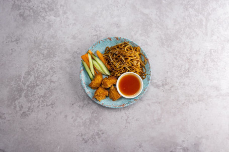 Sweet Sour Vegan Nuggets With Wok Fried Noodles Standard