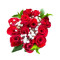 Bukiet Czerwonych Róż Premium (12 Karatów)