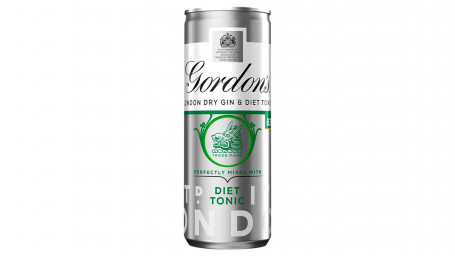 Gordon's Special London Dry Gin Z Dietetycznym Tonikiem 250 Ml