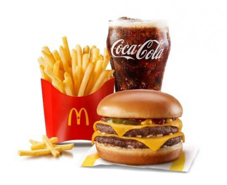 Dodatkowy Posiłek Z Podwójnym Cheeseburgerem [560-990 Kalorii]