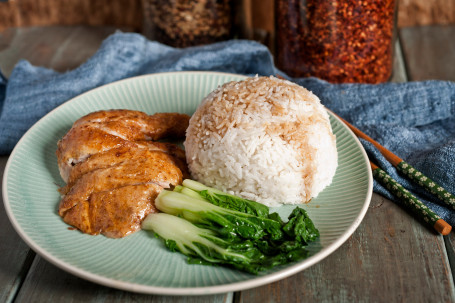 Roast Chicken with Rice shāo jī fàn