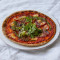 Organic Sourdough Pizza With British Mozzarella, Heritage Tomatoes, Milano Salami House Pesto