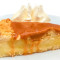 Ritz apple crumble pie with caramel with fresh whipped cream