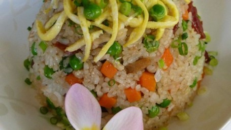 Smażony ryż z grzybami