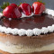 8 Round Chocolate And Vanilla Cake
