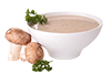 Kremowe zupę z grzybów
